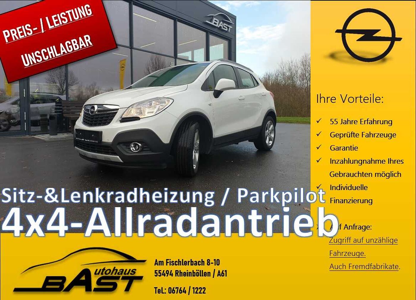 X Opel Mokka 13 Allrad 4x4 1 4 Turbo Sitz Lenkradheizung Klimaanlage Tempomat Parktilot 6