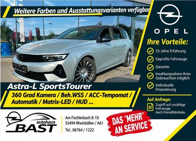 Opel Astra-L SportsTourer MHEV Matrix HeadUp AGR Navi Automatik 360Kamera KeyLess