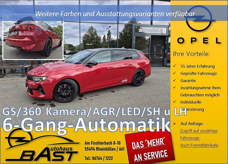 Opel Astra-L ST Sportstourer GS Automatik ACC SHZ 360-Grad Kamera 130PS