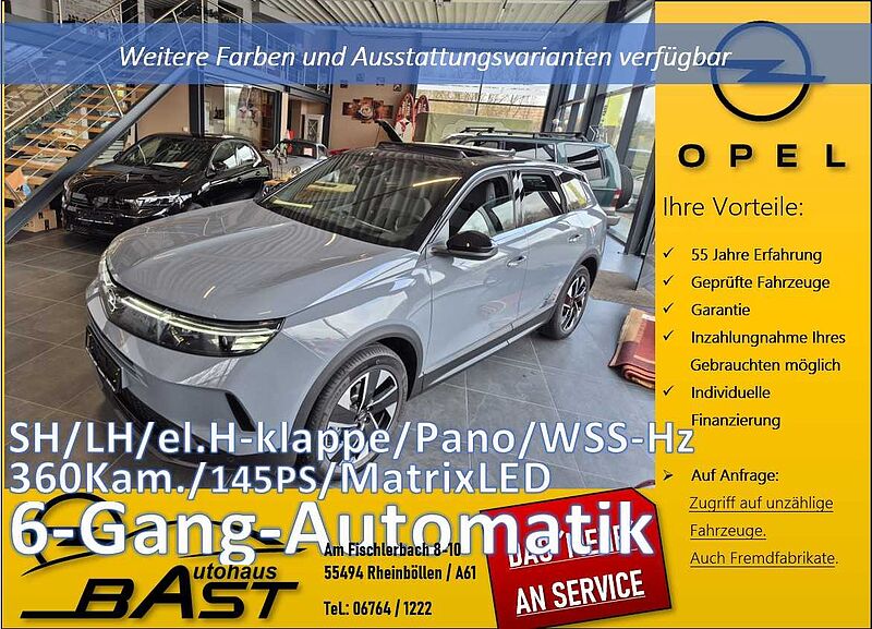 Opel Grandland 2025 145PS GS-Ausstattung Allwetter etc.