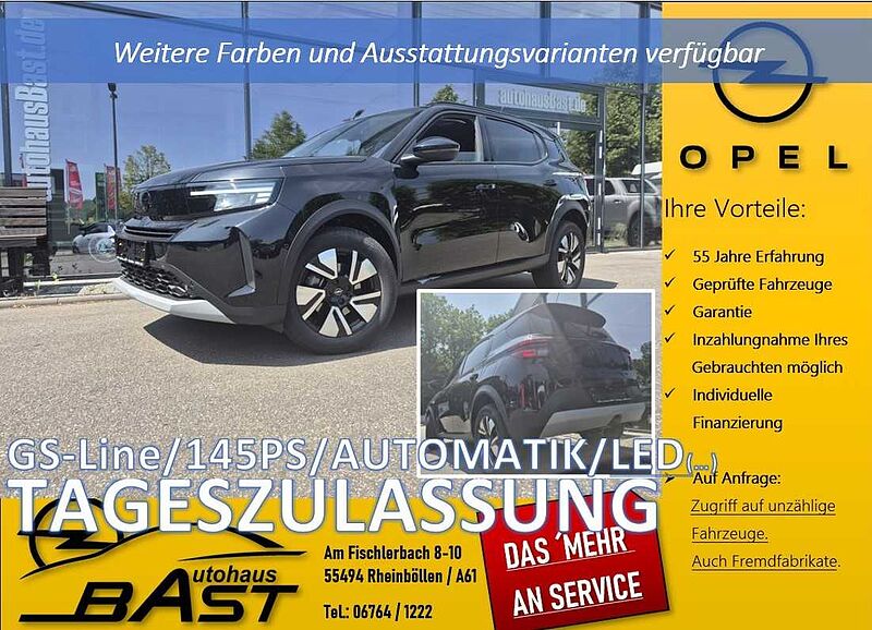 Opel Frontera 2025 GS AUTOMATIK 145PS