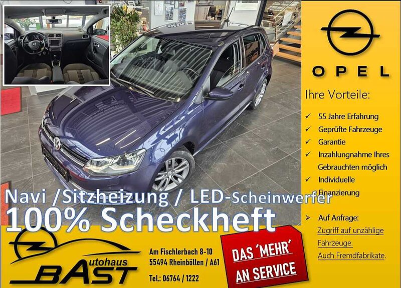 Volkswagen Polo V 6C Allstar Sitzheizung Navi Alu