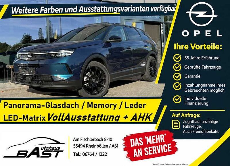 Opel Grandland 2026 MHEV 145PS GS AUTOMATIK VOLLLEDER PANORAMA SOUNDSYSTEM MATRIX-LED